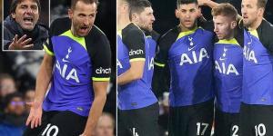 DANIEL MATTHEWS: A chance to rebuild and a celebration for Harry Kane - but Tottenham's win over Fulham still shows glaring issues for Antonio Conte to tackle