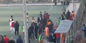 اشتباكات في مباراة سبورتنج وبروكسي بكأس مصر
