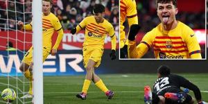 Girona 0-1 Barcelona: Pedri grabs the winner for the second weekend running on his 100th appearance to send LaLiga leaders six points clear of Real Madrid 