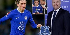 Everton make £45m offer for Chelsea midfielder Conor Gallagher within an HOUR of Sean Dyche being appointed... but the England star would prefer a move to Newcastle or a 'Big Six' club if he's to leave Stamford Bridge