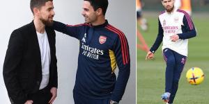 Mikel Arteta tries to downplay fears that Jorginho won't be another ex-Chelsea FLOP at Arsenal as the Gunners boss insists he is 'confident this one will be good' following the Italian's Emirates arrival