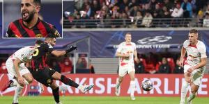 RB Leipzig 0-1 Man City LIVE: Pressure pays off for Pep Guardiola's side in Champions League last-16 first leg as Riyad Mahrez fires them in front after Jack Grealish pounced on error