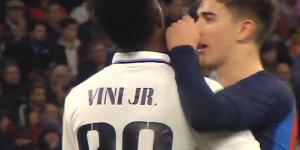 Gavi was caught "seriously insulting Vinicius to his face"