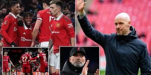 Erik ten Hag insists his Manchester United players will relish their white-hot atmosphere awaiting them at Anfield on Sunday… as he warns his team they must 'suffer and sacrifice' to beat Liverpool 