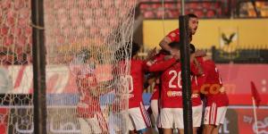 ثلاثة أهداف في أبرز صور مباراة الأهلي والمقاولون العرب