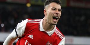 Gabriel Martinelli in net! Arsenal forward happy to ‘play goalkeeper’ after filling in as a No.9