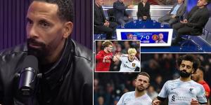 Rio blasts Carragher and Souness for 'trying to antagonise' Neville and Keane after Liverpool's 7-0 win over Man United… and says limp defeat at Bournemouth shows Reds' 'small club mentality'