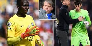 Edouard Mendy's future at Chelsea 'remains uncertain' after 'failing to reach an agreement in contract negotiations'... as Senegalese stopper returns to full training amid crunch talks with Blues chiefs