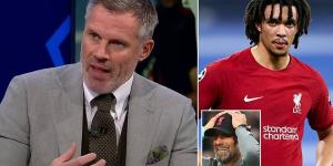Jamie Carragher insists Liverpool have 'GOT to go and buy a right back' this summer because Trent Alexander-Arnold 'needs serious competition'… as Liverpool legend says 'we all know his defending is not good enough'