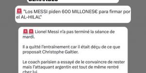 والد ليونيل ميسي يكشف حقيقة طلب نجله 600 مليون يورو للانضمام إلى الهلال