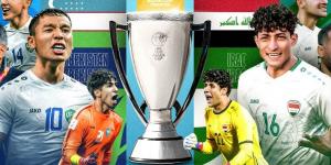 موعد مباراة العراق ضد أوزبكستان في نهائي كأس آسيا للشباب تحت 20 عامًا والقنوات الناقلة