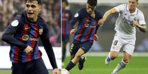 'We're all pushing in the same direction': Barcelona star Pedri may be out of El Clasico but he's backing Xavi's new-look side to beat Real Madrid to LaLiga and win the Champions League next season