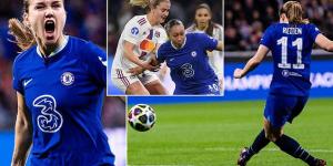 Lyon 0-1 Chelsea: Guro Reiten strikes after Erin Cuthbert's moment of magic to give Emma Hayes side a narrow quarter-final first leg lead against the Women's Champions League holders