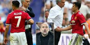 'Mourinho called me and said "the No 7's available for you"': Alexis Sanchez reveals how he snubbed his 'dad' Pep Guardiola at City because of a call from Jose - after United had ditched Memphis Depay