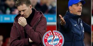 REVEALED: Julian Nagelsmann is on a skiing holiday in Austria and was only informed of his Bayern Munich sacking last night - with Thomas Tuchel ready to start work on Monday in his place