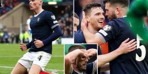 Scotland 3-0 Cyprus: Super sub Scott McTominay's late brace gets hosts off to a winning start in their Euro 2024 qualifying campaign after John McGinn's early opener - as visitors finish with 10 men after Nicholas Ioannou's red card