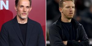 'At some point our paths will cross and we'll talk': Thomas Tuchel reveals he hasn't contacted Julian Nagelsmann after he was sacked as he doesn't want to be DISRESPECTFUL... but new Bayern Munich boss insists he 'empathises' with his predecessor