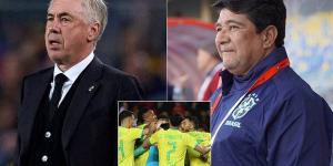 Carlo Ancelotti would be the obvious choice to fill Brazil's vacant managerial position insists the president of the Brazilian FA... who acknowledges that the Real Madrid boss is the 'favourite' option for both players and supporters