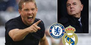 Daniel Levy wants to know whether his No 1 target Julian Nagelsmann is open to taking over at Tottenham before he decides who to chase as Antonio Conte's replacement, with Real Madrid and Chelsea also monitoring the German manager