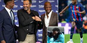 'I think we deserve much more': Ansu Fati's father puts Barcelona on red alert as he hints his son could leave for Real Madrid, Atletico or Sevilla if his game time under Xavi doesn't improve 