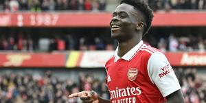 ‘Only Lionel Messi is above Bukayo Saka at the moment’ – Arsenal star boy obvious pick as Footballer of the Year, says Tony Adams