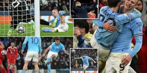 Man City 3-0 Bayern Munich: Pep's side take complete control of Champions League quarter-final as second-half strikes from Silva and Haaland seal first-leg win after Rodri's stunning opener 