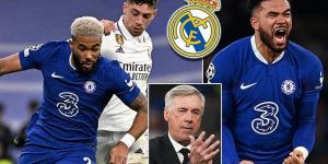 Real Madrid 'are ready to make fresh bid for Reece James this summer if Chelsea are forced to sell to balance the books'... with Spanish giants believing the England defender 'could be available for just £44m'