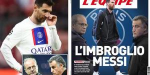 Lionel Messi 'skips training and flies to Saudi Arabia WITHOUT permission from PSG manager Christophe Galtier' as part of his £25m-a-year role as a tourism ambassador for the kingdom