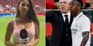 Spanish TV reporter reports sick rape threats to the police, after Real Madrid fans turned on her for asking a probing question to manager Carlo Ancelotti 