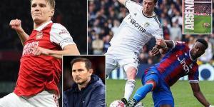 THE NOTEBOOK: Mikel Arteta could swoop for Crystal Palace's Marc Guehi to bolster his central defensive options, Martin Odegaard is closing in on Cesc Fabregas' record... and Frank Lampard is likely to see out the season