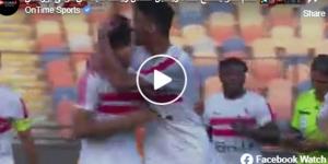 هدف الزمالك الأول ضد بروكسي - حاتم سكر (كأس مصر)
