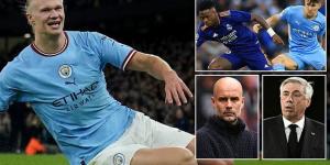 Can Antonio Rudiger shackle 51-goal Erling Haaland and will John Stones be able to keep Vinicius Jr quiet? CHRIS SUTTON looks at the THREE key battles ahead of Man City's Champions League semi-final showdown with Real Madrid 