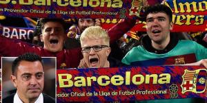 Barcelona fans are BANNED from wearing club colours for the club's title-clinching game against Espanyol... as their city rivals repeat stance imposed on them by Barca earlier in the season 