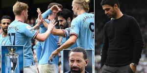 Rio Ferdinand predicts 'a twist or two' in Premier League title race but is still backing 'juggernaut' Manchester City to see off Arsenal and retain their title despite the Gunners' 'amazing' season