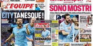 'They are monsters!': European papers hail Manchester City's dazzling 4-0 win over Real Madrid... with Bernardo Silva singled out for his brace in thrashing which set up Champions League final with Inter