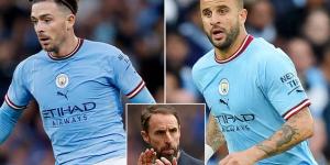 England boss Gareth Southgate will rest his Man City players against Malta next month... with Jack Grealish, Kyle Walker and Co set to face Inter in the Champions League final just six days before their Euro 2024 qualifier