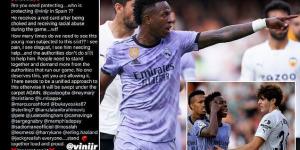 'LaLiga was for Cristiano and Messi, today it belongs to RACISTS': Vinicius Jnr blasts Spanish league president Javier Tebas - who told him 'inform yourself' on racism issues - and says 'I am not your friend' 