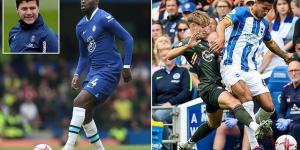Chelsea defender Benoit Badiashile 'could be out for FOUR MONTHS' after picking up a groin injury in training, with Levi Colwill likely to replace the Frenchman in Mauricio Pochettino's plans at the start of next season 