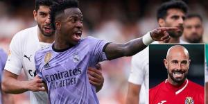Pepe Reina tells Vinicius Jnr to be 'more mature' and not 'provoke' rival fans and players amid Real Madrid star's abuse storm... with the ex-Liverpool keeper insisting 'Spain is not a racist country'  