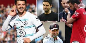 An alternative to Bruno at Man United, Klopp's new Liverpool energy monster or playing alongside best mate Rice at Arsenal... Who needs Mount the most as £55m star nears Chelsea exit? 