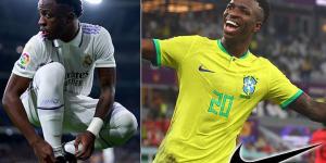 Vinicius Jnr is 'in talks over a return to Nike' just THREE months after ending his £7m-a-year deal with the American giants - who took the Brazilian to court after he wore 'blackout' boots against Valencia 