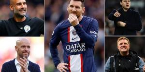 Could Lionel Messi join an English club?! Bookmakers rate the chances of superstar swapping PSG for Man City, United, Chelsea... and even Newcastle!