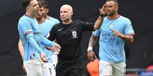 'What is he meant to do!?': Alan Shearer leads anger among pundits at Jack Grealish's handball in the FA Cup final as Lee Dixon claims the officials 'must NEVER have kicked a ball in their life' 
