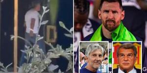 'Leo wants to RETURN to Barcelona': Messi's father and agent meets with Joan Laporta and admits he'd love to see his son re-sign at the Nou Camp as the Spanish giants try to rival Al-Hilal's gigantic £2bn offer 