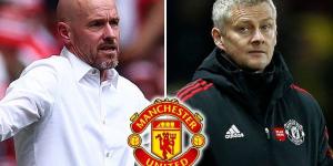 Erik ten Hag 'casts aside Ole Gunnar Solskjaer's succession plans as he draws up an eight-player transfer list'… as the Dutch manager looks to raise funds to fuel his summer rebuild 