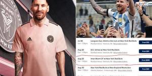 Lionel Messi's imminent MLS arrival sees ticket prices SKYROCKET... with superstar's trip to New York Red Bulls in August rising over 1,400% to more than $300 a seat!