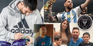 Lionel Messi will earn £43MILLION a season at Inter Miami, and was the highest-paid athlete last year... but what is the World Cup winner's net worth? And what are his career earnings? 
