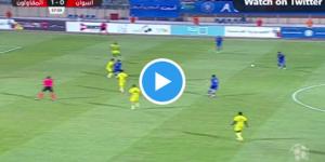 هدف أسوان الأول ضد المقاولون - حسام عرفات (الدوري المصري)