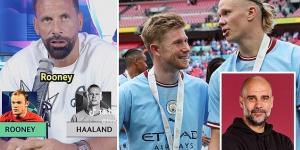 Rio Ferdinand leaves Erling Haaland AND Kevin De Bruyne out of a combined XI of Man City's Treble chasers and his Man United 2008 Champions League winners, among a string of controversial picks 