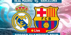 Barcelona - Real Madrid live: Follow all El Clasico updates as both teams reveal their starting XI for the Soccer Champions Tour 2023